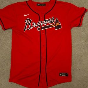 Atlanta Braves Red Freddie Freeman Jersey #5